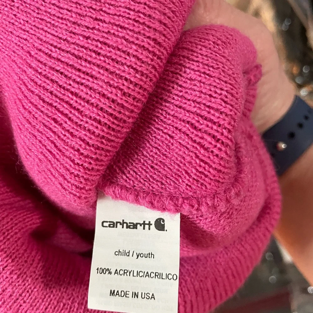 Carhartt Kids Fuchsia Knit Hat